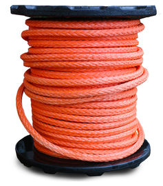 China 12 strand 24mm x 100 meters orange color uhmwpe rope/cable for atv/utv/mooring/lifting/offshore with good price supplier