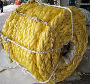 China Hot Sale High Qulity 8 Strand 220M Per Roll PP &amp; Polyester Mixed Mooring Ropes supplier