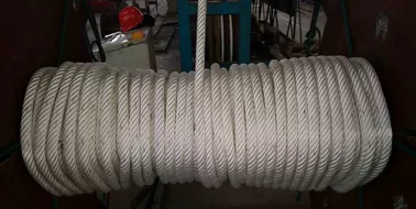 China Factory Direct Sales High Quality 6 Strand Twist White Nylon Rope supplier