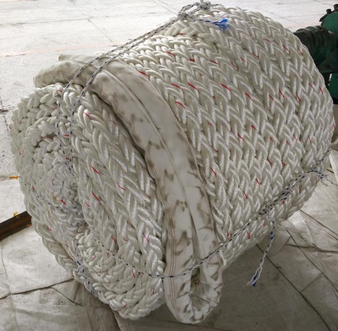 56mm x 220m IMPA Code High Strength PP & Polyester Mixed Mooring Ropes