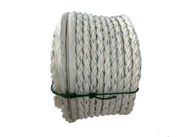China Diameter 4mm - 160mm 220 Mtrs High Strength Polypropylene PP Mooring Ropes With Splice Eyes Both Ends For Vessel supplier