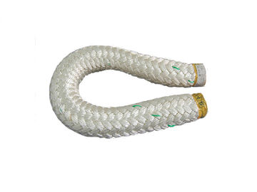 China Dia 4mm -160mm x 200M Length PP Polyester Nylon UHMWPE Double Braided Mooring Rope supplier