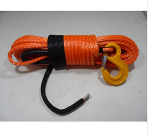 China High Quality 12 Strand 10MM x 30M Synthetic UHMWPE Winch Rope With Hook For 4x4/UTV/ATV/OFFROAD supplier