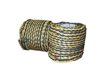 China 3 Strand Twist Polyethylene / PE Tiger Rope 220 Meter (720FT) Per Coil supplier