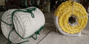 China Dia 20mm-160mm 8 Strand 220 Meters Length Polypropylene / Nylon / Polyester / Mixed Mooring Rope For Ship supplier