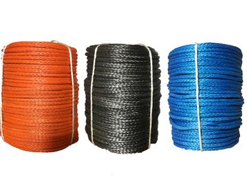 China Free Shipping 6MM x 100M High Quality 12 Strand UHMWPE Rope Towing Rope Winch Line For ATV UTV SUV 4X4 4WD OFF-ROAD supplier
