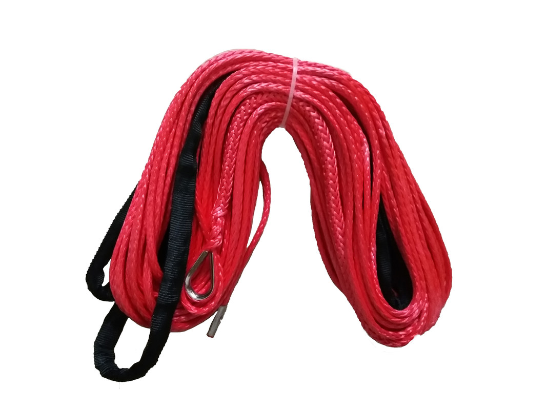 Free shipping 8mm*30m uhmwpe rope synthetic winch rope for offroad