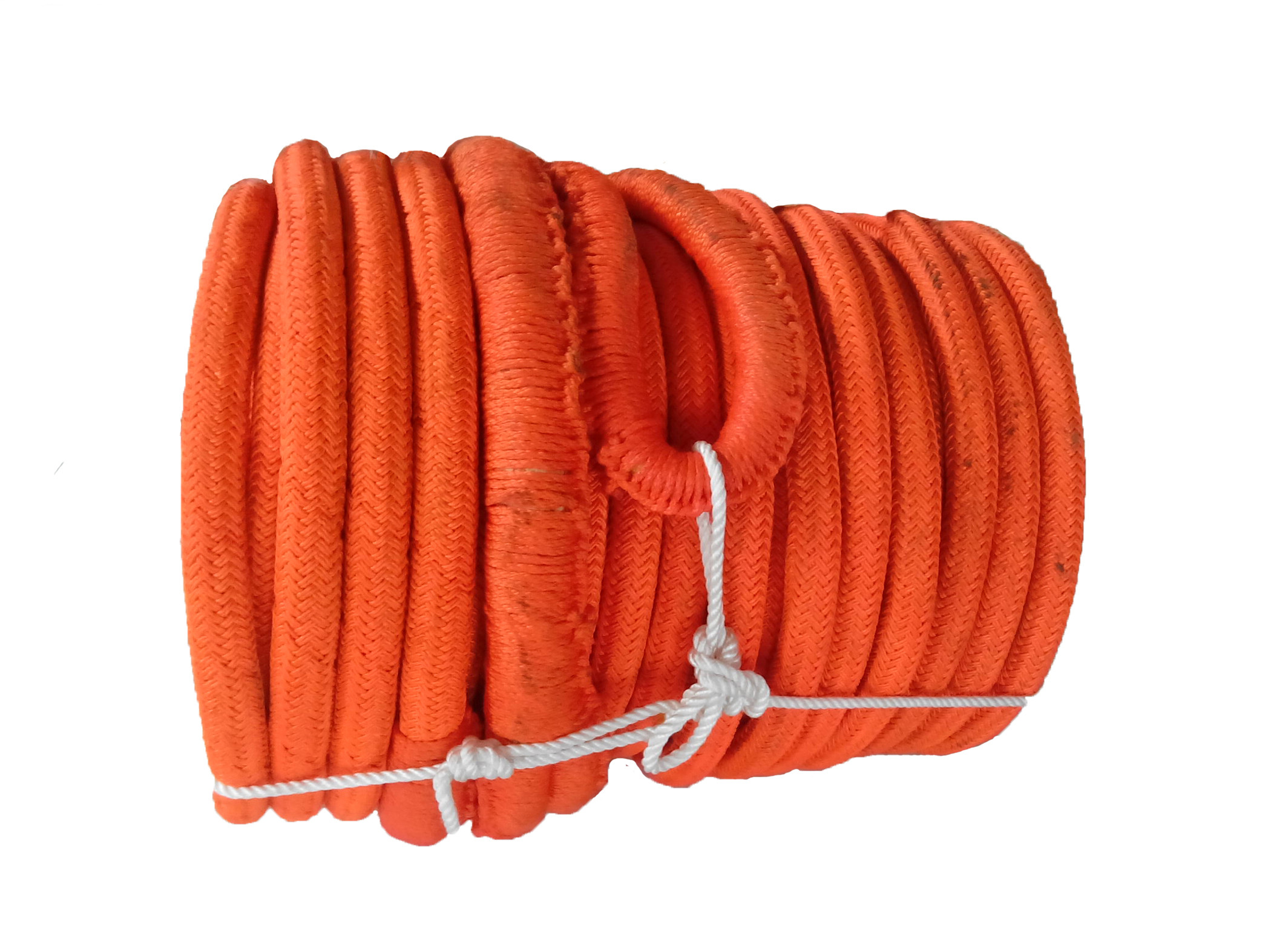 48mm x 150m Double Braided UHMWPE Mooring Towing Rope Polyeter Rope Coated
